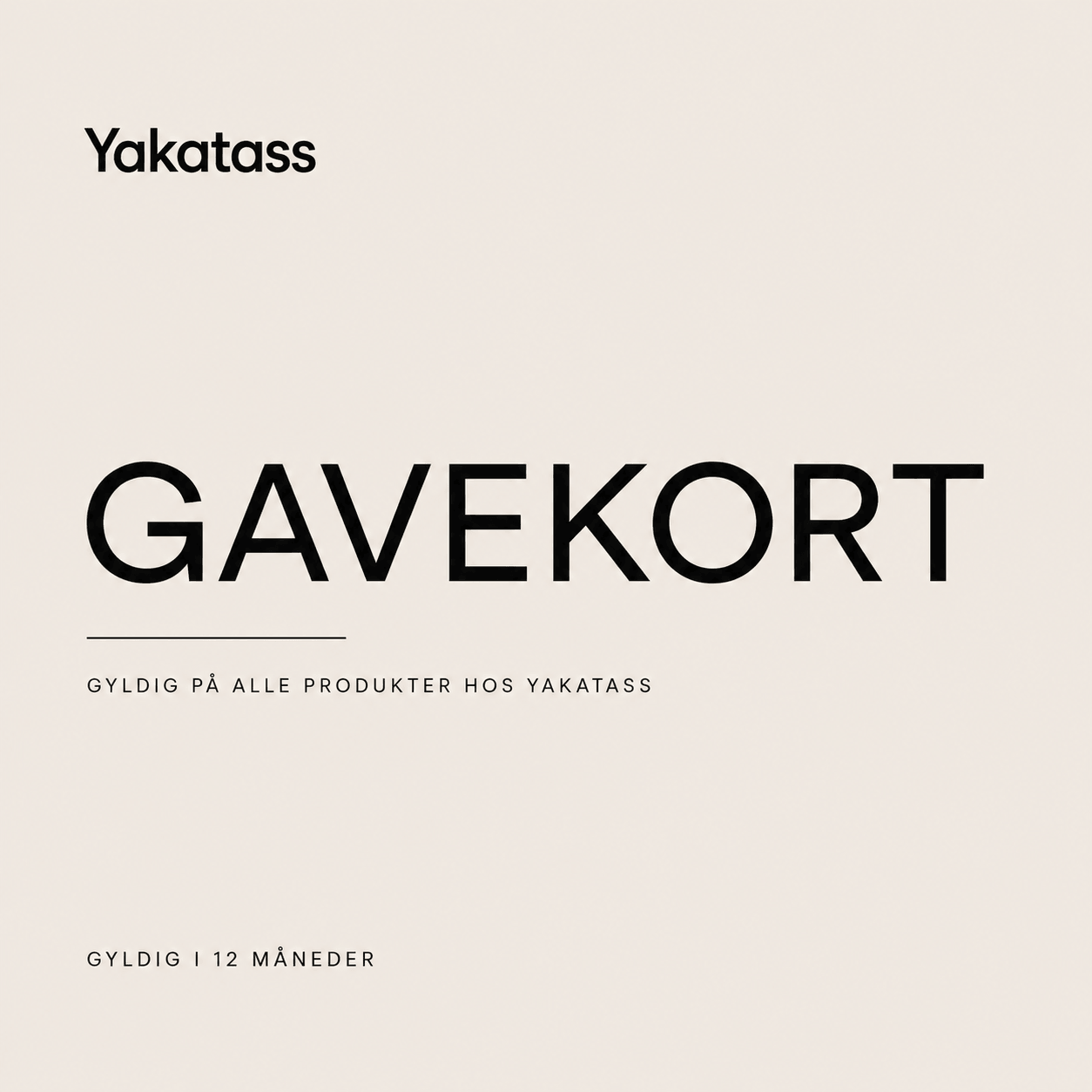 Gavekort