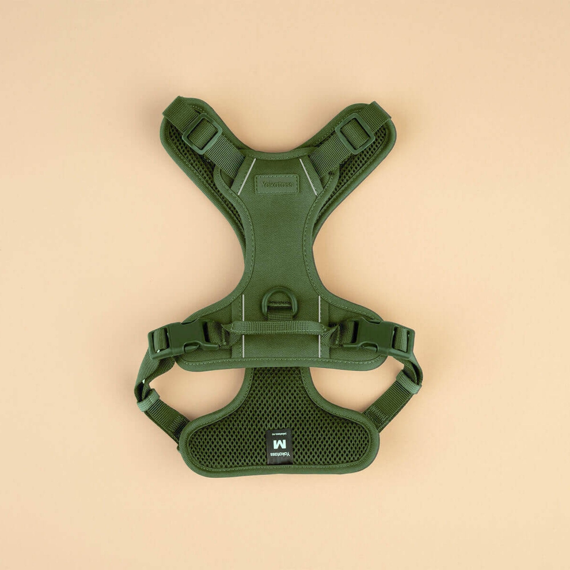 reflekser, bra justeringer på hundeselen, matchende grønn farge passer valp stor hund.
